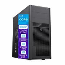 Computador Skill Pro Intel 10ª Geração Core i3 10100F 16GB DDR4 Placa de vídeo Geforce 2GB SSD 256GB SP-011