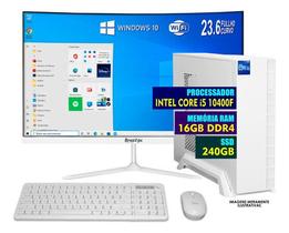 Computador Slim Core I5 10400f 16gb Ram Ssd 240gb Tela 23 - PRIME SHOCK