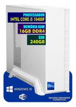 Computador Slim Cpu Core I5 10400f 16gb Ram Ssd 240gb Wifi