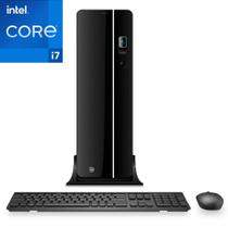Computador Slim Intel Core i7 16GB SSD 240GB Wifi mouse e teclado sem fios CorPC