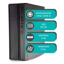 Computador SlimDesk Intel i3 6ª Geração RAM 8GB SSD 512GB Windows 11 Pro MultiPC