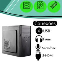 Computador TOB New Enterprise Intel Core i5 6400/HD 1TB/8GB/Gabin. Preto