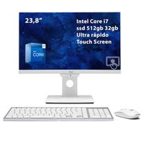 Computador touch-screen all in one i7 16gb 512gb branco ital