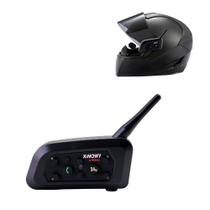 Comunicador Microfone de Capacete Bluetooth 5.1 com suportes