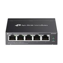 Comutador Ethernet TP-Link DS105GP 5 portas Gigabit 4 portas PoE+