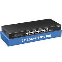 Comutador Ethernet YuanLey 2,5 Gbe 26 portas 24 x 2,5 Gb Base-T