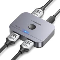Comutador HDMI VENTION 8K 2x1 com indicadores LED HDMI 2.1 4K 120Hz