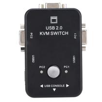Comutador KVM Fosa 2/4 portas VGA USB 2.0 para DOS/Win/UNIX/Linux