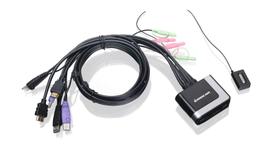 Comutador KVM IOGEAR de 2 portas USB HDMI 1920x1200 60 Hz com estéreo 2.1