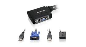 Comutador KVM IOGEAR de 2 portas USB VGA com cabo 2048x1536 GCS22U Comutador KVM IOGEAR de 2 portas USB VGA com cabo 2048x1536 GCS22U