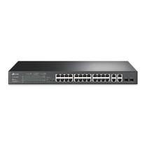 Comutador TP-Link TL-SL2428P Fast Ethernet PoE+ de 24 portas Comutador TP-Link TL-SL2428P Fast Ethernet PoE+ de 24 portas