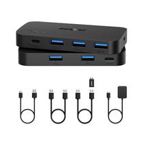Comutador USB BENFEI 2 Computadores Compartilham 3 USB 3.0 e 1 USB-C