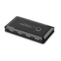 Comutador USB KVM de 2 portas Comutador USB 3.0 2.0 para 4 dispositivos