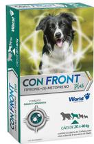 Con Front Plus Anti-Pulgas e Carrapatos 2,68ml 20Kg a 40Kg - World