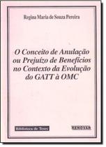 Conceito de Anulação Ou Prejuízo de Benefícios no Contexto da Evolução do Gatt Á Omc, O Conceito de Anulação Ou Prejuízo de Benefícios no Contexto da Evolução do Gatt Á Omc, O