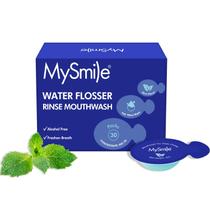 Concentrado de enxaguatório bucal MySmile Water Flosser 30 x 60 ml de menta