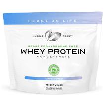 Concentrado de proteína de soro de leite Muscle Feast, alimentado com capim, 2,27 kg Concentrado de proteína de soro de leite Muscle Feast, alimentado com capim, 2,27 kg