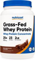 Concentrado de proteína de soro de leite Nutricost Grass-Fed 907g de chocolate Concentrado de proteína de soro de leite Nutricost Grass-Fed 907g de chocolate