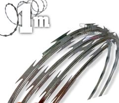 Concertina cerca para muro portão 30cm - 1m (4 voltas) Concertina cerca para muro portão 30cm - 1m (4 voltas)