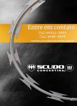 Concertina Rolo 10 Metros x 30cm - Super Oferta- COMPRE DO RIO GRANDE DO SUL - QUALIDADE SCUDO