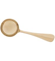 Concha 19cm Aço Inox Para Molho Positiano Dourada Concha 19cm Aço Inox Para Molho Positiano Dourada