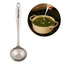 Concha Aço Inox com Alça Cozinha Caldo Premium Betty Crocker