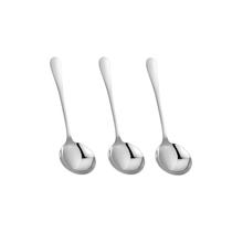 Concha Aço Inox Servir Molhos Sopas Caldos 19cm Jogo 3un