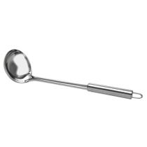 Concha com gancho Molho Sopa Caldos Feijão Aço Inox 30cm