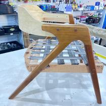 Concha Curva Madeira Mista P/ Encosto Cadeiras - 2 Unidades