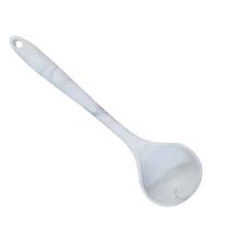 Concha De Feijão Marmore Branco Kit Silicone Utensilios De Cozinha Grande Reforçado 27cm