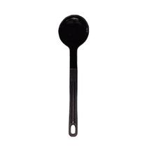 Concha de Feijão Nylon Talher Cozinha Utensílio Preto 28cm Concha de Feijão Nylon Talher Cozinha Utensílio Preto 28cm