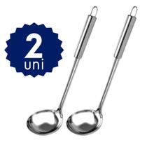 Concha de Inox Pequena 50 ml Ideal Para Feijão, Sopa, Caldos e Molhos Quentes