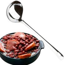 Concha de Inox Premium 32cm Grande Robusta Elegante - Concha de Feijão Sopa Molho Caldo Cremes Conxa - PANAMI