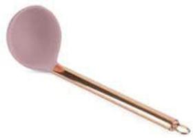 Concha de nylon com cabo de aco inox rose 30 cm - Lyor Concha de nylon com cabo de aco inox rose 30 cm - Lyor