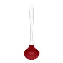 Concha de Silicone com Cabo de Acrílico Vermelha Up Home - UD034