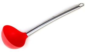 Concha De Silicone Com Cabo De Inox 30,5cm Para Feijão Sopa Concha De Silicone Com Cabo De Inox 30,5cm Para Feijão Sopa