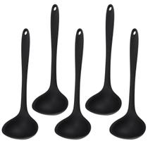 Concha De Silicone Preta Grande Kit 05 Un