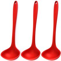 Concha De Silicone Vermelha Grande Kit 03 Un