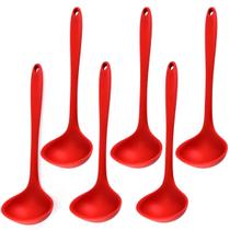 Concha De Silicone Vermelha Grande Kit 06 Un