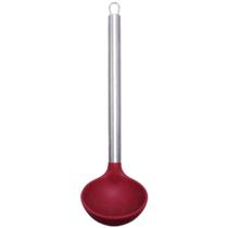 Concha De Silicone Yazi Elite Vermelho c/Inox Utensilios Para Cozinha