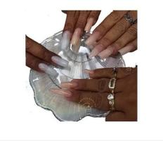 Concha De Vidro Decorativa Para Fotos De Unhas Acrigel
