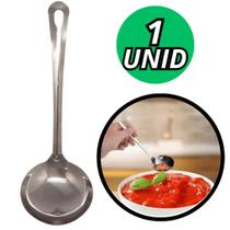 Concha Em Inox Utensilio Multiuso Para Servir Cozinha Buffet Self Service