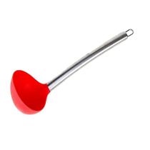 Concha em Silicone e Aço Inox 30cm Vermelha Art House