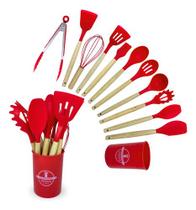 Concha Escumadeira Jogo Colheres E Talheres Silicone 12 peças Concha Escumadeira Jogo Colheres E Talheres Silicone 12 peças