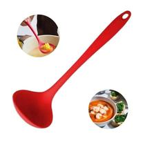 Concha Feijão Vermelha 28cm Silicone Flexível Livre de BPA