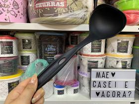 Concha Ideal Preta Tupperware - Utensílio de Cozinha