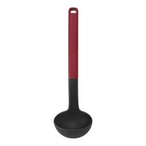 Concha KitchenAid Vermelha Nylon Sopa Caldo Cozinha Colher Concha Multiuso Servir Molhos Utensílio Antiaderente Resistente Profissional Durável Concha KitchenAid Vermelha Nylon Sopa Caldo Cozinha Colher Concha Multiuso Servir Molhos Utensílio Antiaderente Resistente Profissional Durável