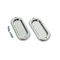 Concha Media De Sobrepor Ferro Cromado