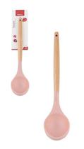 Concha Multiuso de Silicone Rosa Cabo Madeira
