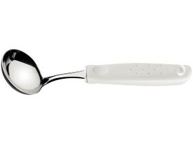 Concha para Molho Utilitá em Inox com Cabo Branco 25638180 Tramontina Concha para Molho Utilitá em Inox com Cabo Branco 25638180 Tramontina